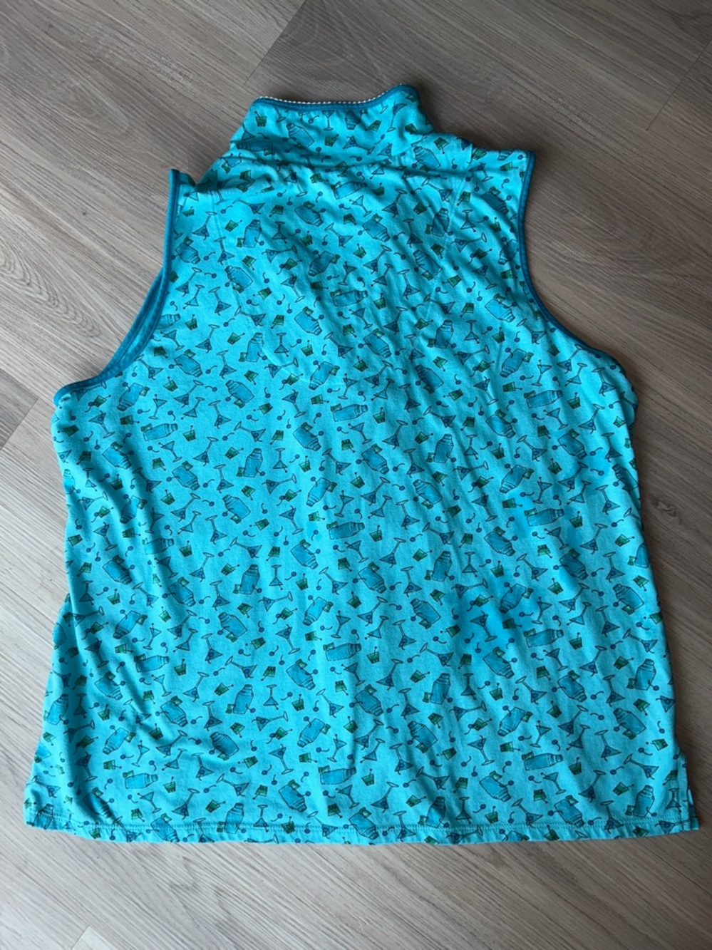 Celestial Dreams Martini Pajama Set XL Blue NWOT PJ Summer Lounge Sleeveless - Picture 8 of 16